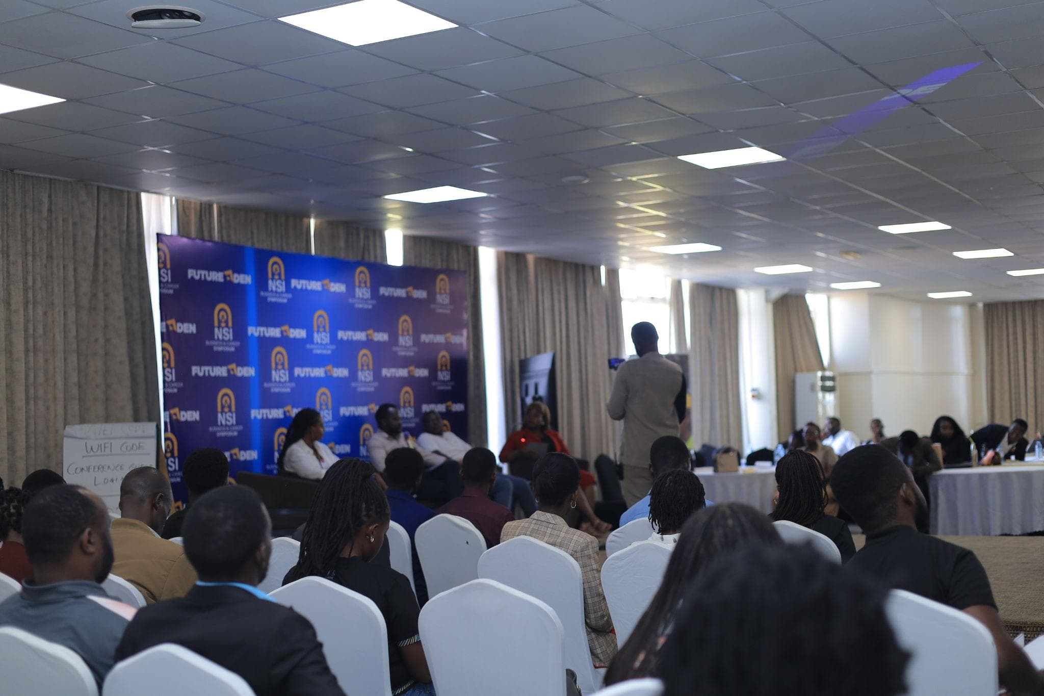 Youth participants engaged in workshop